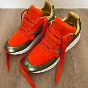 Alexander McQueen oversized sneaker.